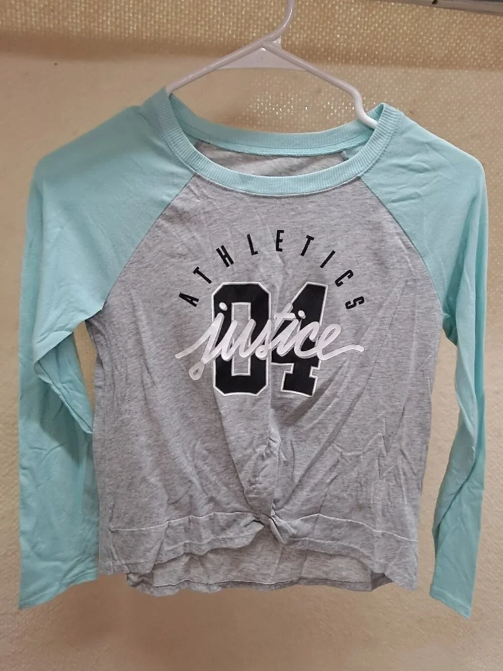 Justice Grey and Blue long sleeve Shirt